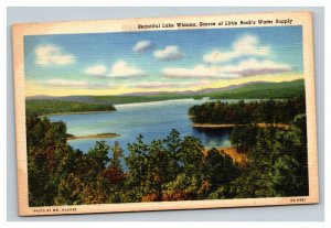 Vintage 1940's Postcard Lake Winona Little Rock Water Supply Arkansas