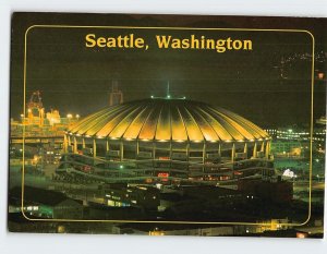 Postcard The Kingdome, Seattle, Washington