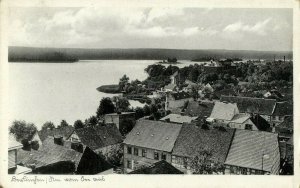 poland germany, BERLINCHEM BARLINEK, Panorama (1936) Postcard