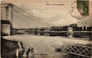 CPA GRAY - Le Pont Suspendu (636615)