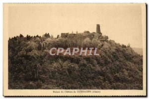 Old Postcard Ruins of Castle Guirbaden