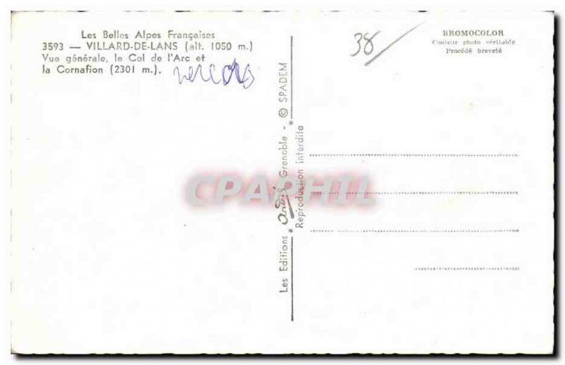 Villard de Lans - Vue Generale - Old Postcard