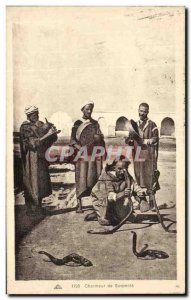 Old Postcard Charmer Snake Tunisia