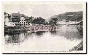 Old Postcard Bad Ems Lagerhaus der Brunenndirektion und Blick auf das Kurhaus...