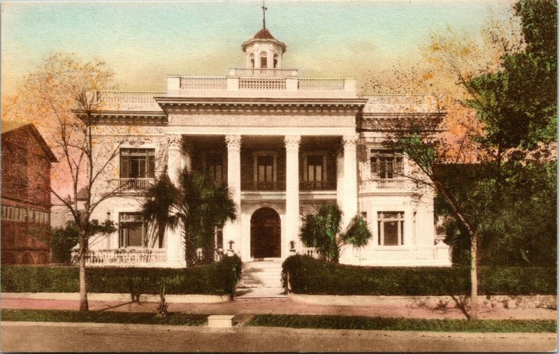 South Carolina SC Charleston South Battery Villa Margherita Postcard Old Vintage