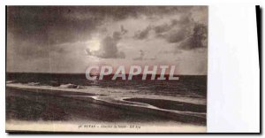 Old Postcard Royan sunset