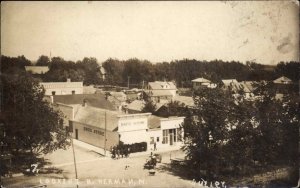 Herman Drugstore Drug Store SD or ND??? Trent SD Cancel Real Photo Postcard