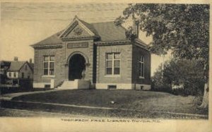 Thompson Free Library in Dover, Maine