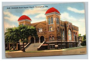 Vintage 1940's Postcard Sixteenth Street Baptist Church Birmingham Alabama