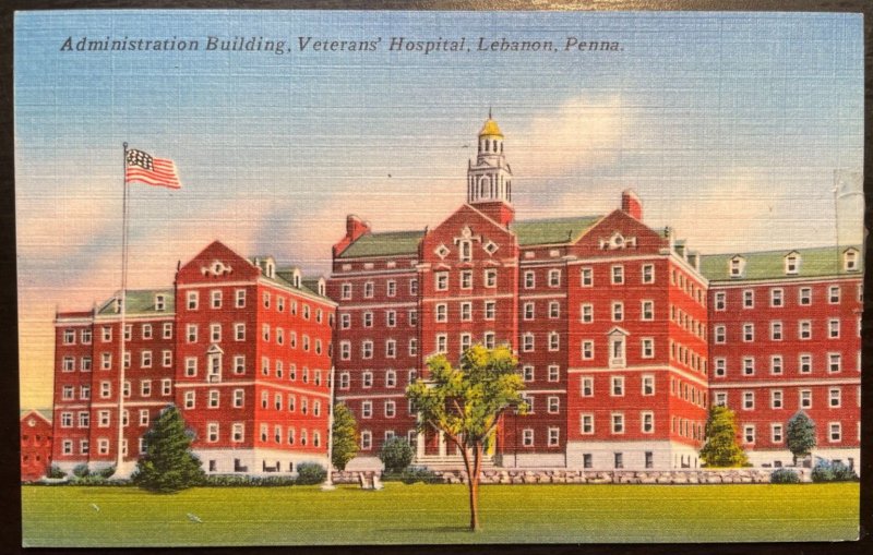 Vintage Postcard1930-1945 Veterans' Hospital, Lebanon, PA