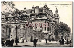 Old Postcard Paris grille & # 39honneur courthouse