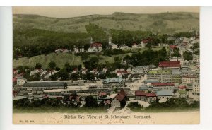 VT - St. Johnsbury. Bird's Eye View ca 1912