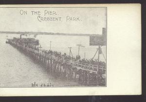 EAST PROVIDENCE RHODE ISLAND CRESCENT PARK AMUSEMENT PARK VINTAGE POSTCARD