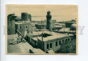 3114642 Azerbaijan BAKU View on Old Town & Sea Vintage PC