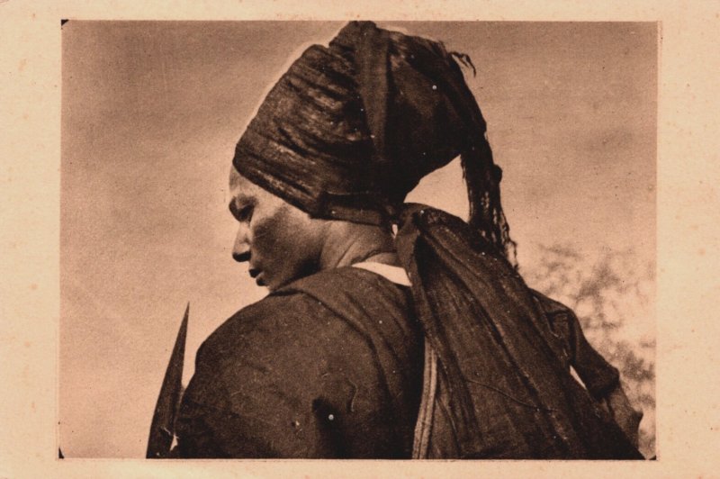 Africa Tchad Type de Cavalier Bororo Vintage Postcard C254