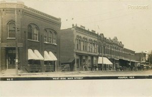 NE, Hooper, Nebraska, West Side Main Street, Olson Photograph No. C, RPPC