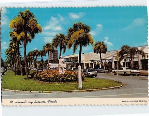 Postcard St. Armands Key, Sarasota, Florida