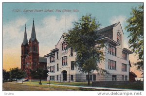 Sacred Heart School, EAU CLAIRE, Wisconsin, PU-1915