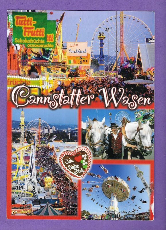 Germany Stuttgart Cannstatter Wasen Beer Festival Carnival Funfair Volksfest