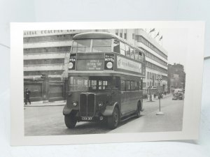 Original Vintage Bus Photo Reg no CXX 317 Victoria South Bank Festival Special