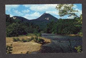 ME Sourdnahunk Stream DoubleTop Mt MAINE POSTCARD PC