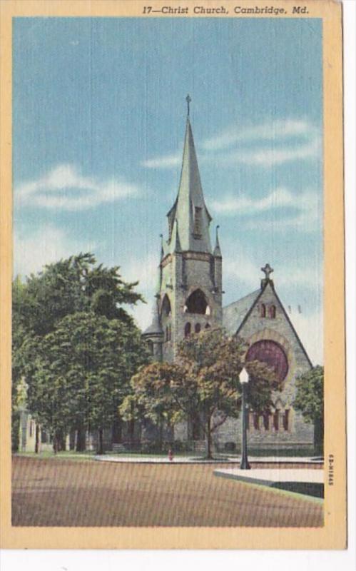 Maryland Cambridge Christ Church 1947 Curteich