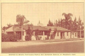 LAKE WALES, FL Florida   BARNEY'S RESTAURANT   Roadside  c1940's Postcard