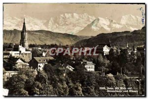 Modern Postcard Bern Mit Blick Aut Bluemlisalp Und Niesen