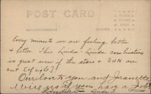 Brewster Cape Cod MA Consodine House c1915 Real Photo Postcard