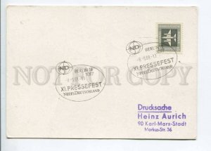 292059 EAST GERMANY GDR 1969 card Berlin ND press