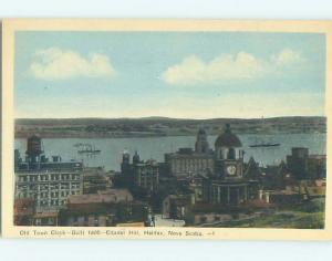 Unused W-Border TOWN VIEW SCENE Halifax Nova Scotia NS o1153