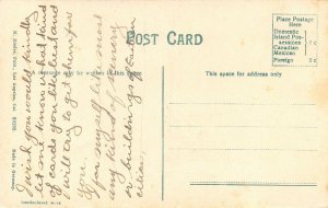 LP72  Visalia California Grammar School  Albertype Postcard 