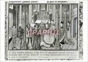 Postcard Modern British Museum The marriage of John I of Portugal and Philipp...