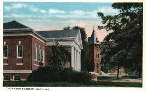 Vintage Postcard 1920's Thornton Academy Saco Maine ME H.B. Kendrick & Co. Pub.