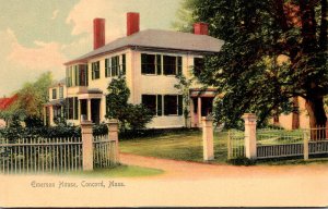 Massachusetts Concord The Emerson House Rotograph