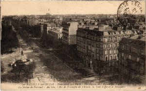 CPA Neuilly panorama vers Paris (1315512)