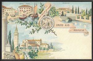 Gruss Aus Aquileia Italy Reproduction Post Card PPC436