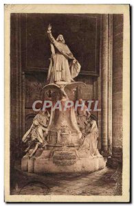 Old Postcard The Cathedral Meaux Bossuet Bishop De Meaux