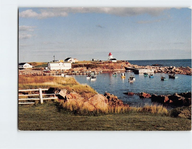 Postcard Neil's Harbour Cabot Trail Cape Breton Nova Scotia Canada
