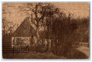 1927 View of a Home at Bidstrup Birkerod Denmark Vintage Posted Postcard