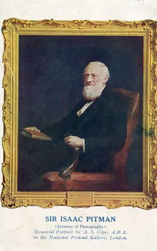 Sir Isaac Pitman, Inventor of Phonography