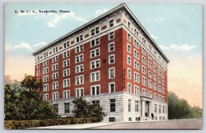 Y.M.C.A. Nashville Tennessee TN Side Building Historical Landmark Postcard