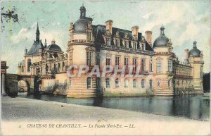 Old Postcard Chateau de Chantilly The facede North East