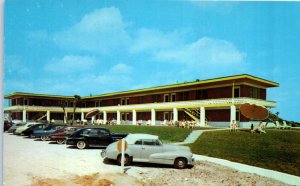 1950s Floritona Hotel and Apartments Daytona Beach FL Postcard