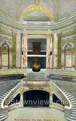 Main Stairway, City Hall in Newark, New Jersey