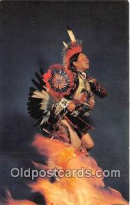 Adam Trujillo Famous Indian Dancer Color Photo Manley, Western Ways Unused 