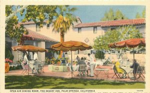 Desert Inn Dining Room Palm Springs California Roadside Willard Postcard 20-4097