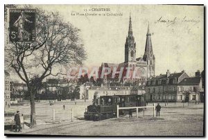 COPY Chartres Chatelet Square and Cathedral Train