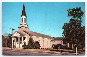 1950s DOUGLAS GA FIRST BAPTIST CHURCH UNPOSTED POSTCARD P3802