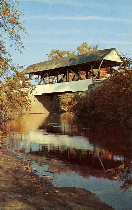 VT - Lyndon Center. Covered Bridge across Miller's Run
